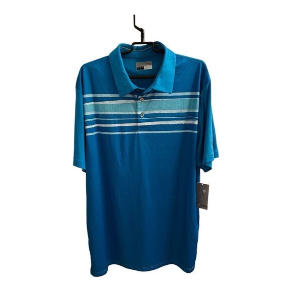 🆕 PGA Tour Men's Athletic Fit UPF 50 Golf Polo -Hawaiian Surf- size XL - Picture 7 of 7